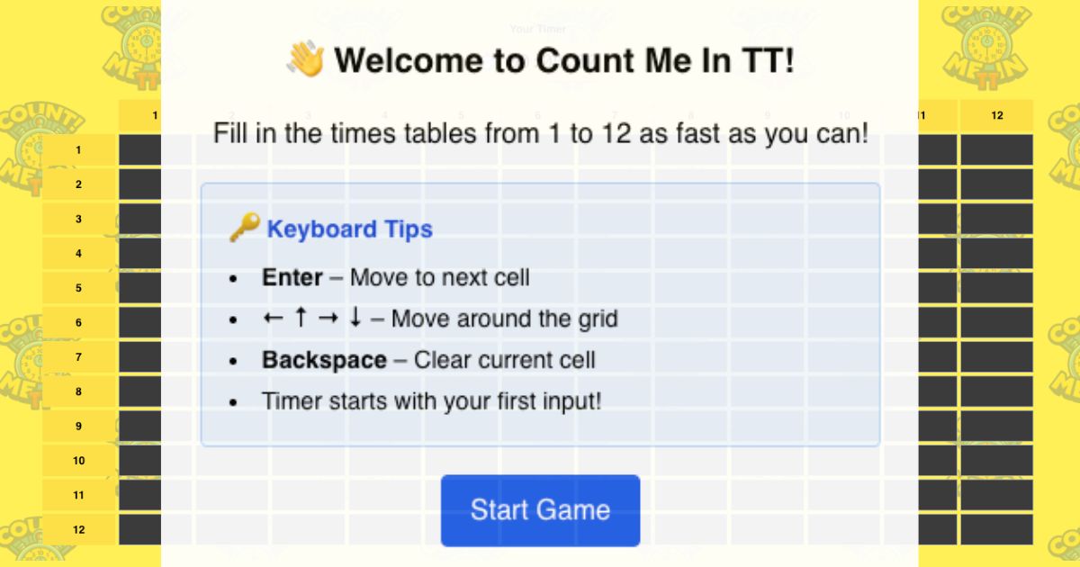 Count Me In TT – Math Game